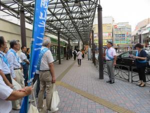 西川口駅西口非行防止キャンペーン風景3