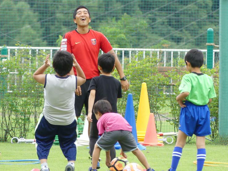 サッカー教室の様子