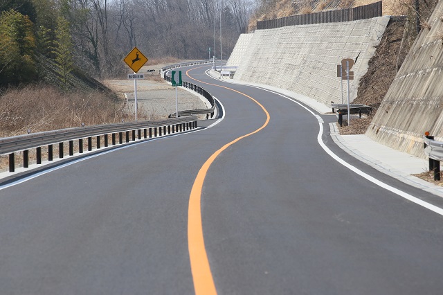 本線の写真（道路部）