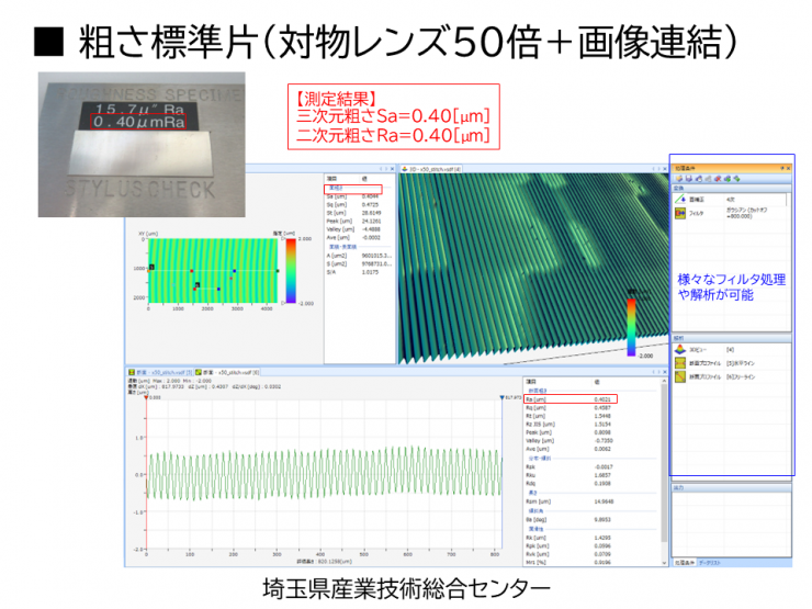 表面性状測定事例