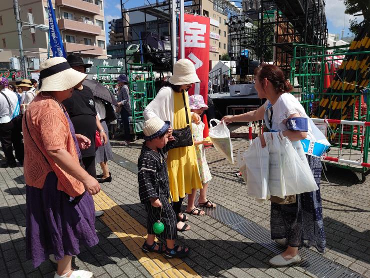 川越市非行防止キャンペーンの様子1