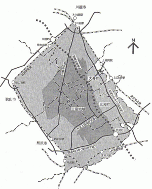 三富地域調査対象住宅地図