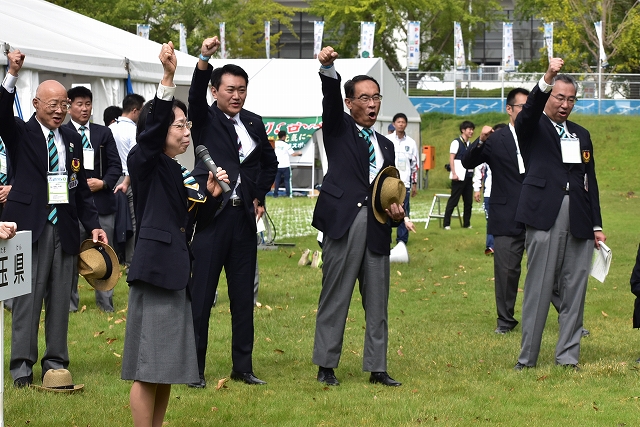 第74回国民体育大会「いきいき茨城ゆめ国体」埼玉県選手団激励会の様子