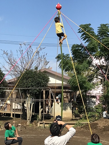 竹登り