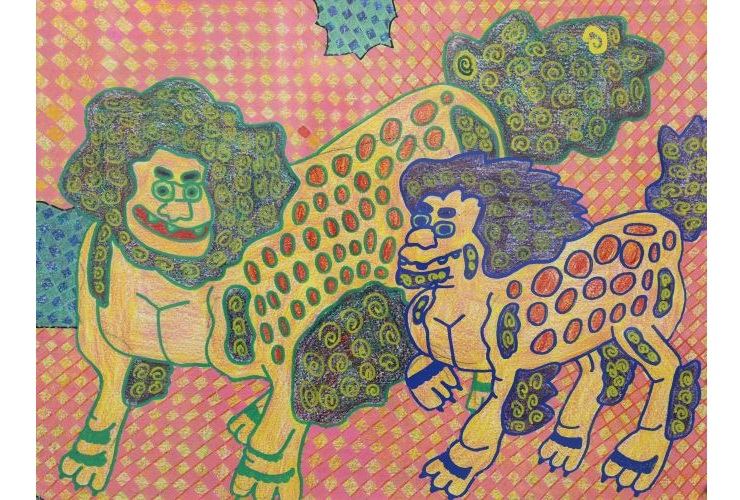 白山七恵さん「模写」