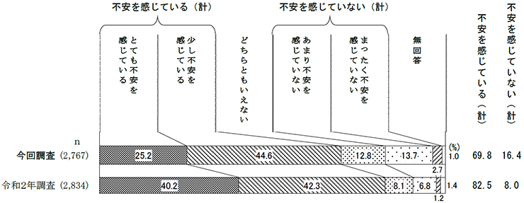 新型コロナウイルス感染症への不安