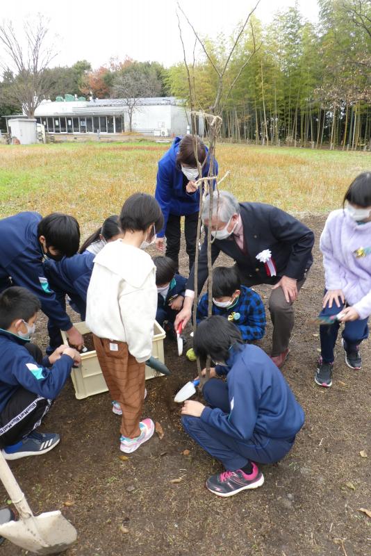 100万人記念植樹式