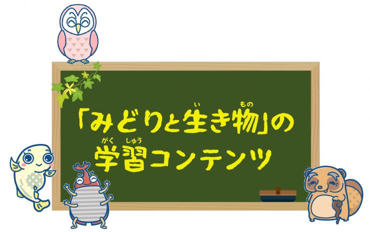 みどりと生き物の学習コンテンツ