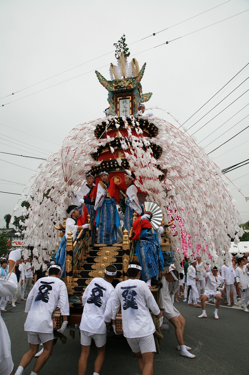 秩父川瀬祭の川瀬と屋台の行事 [秩父市]