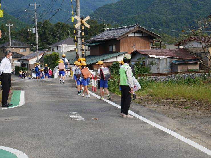 下校見守り