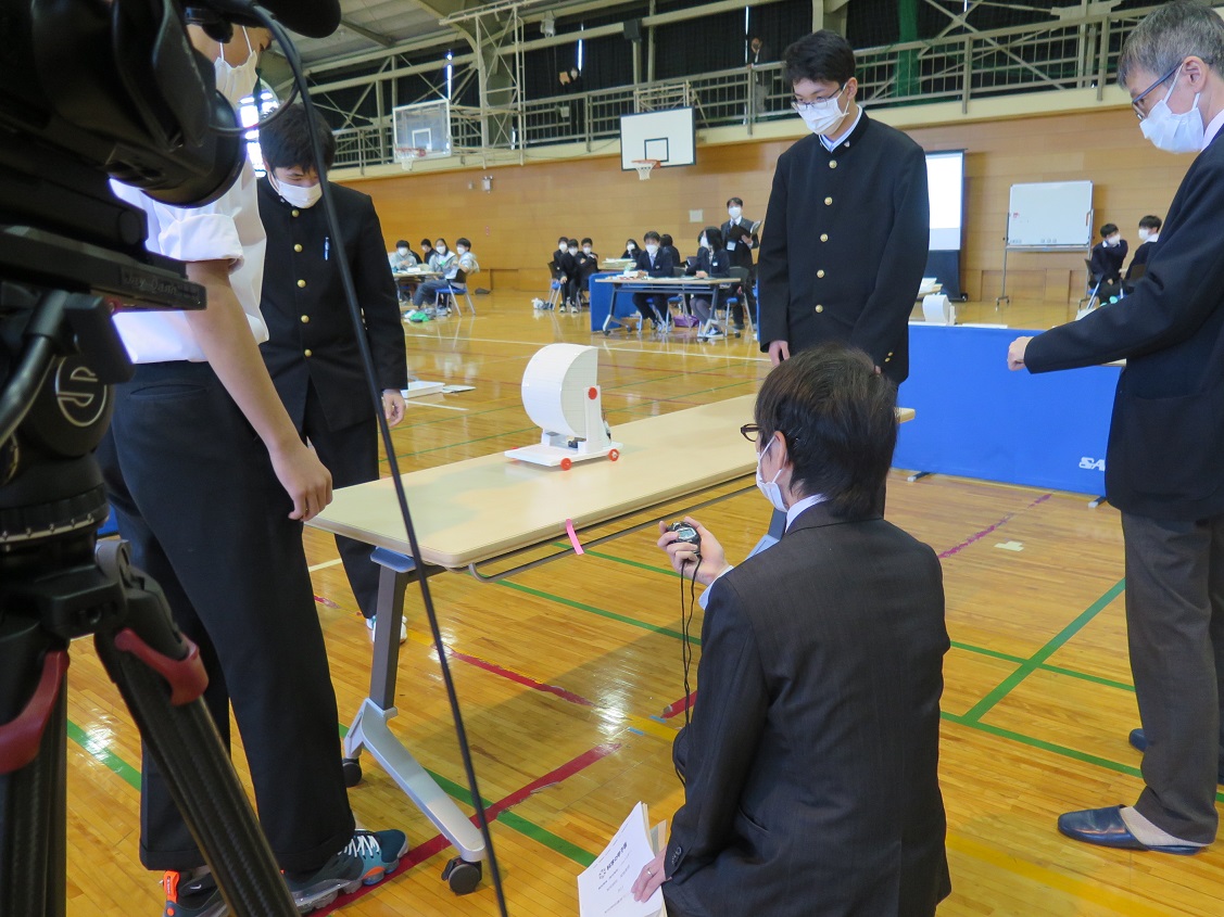 科学の甲子園の実技試験の様子