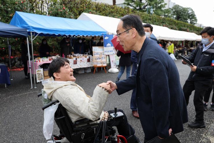 知事公館deお花見を！withかっぽフェスタに参加する知事