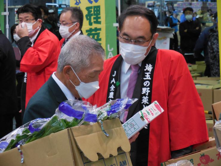 東京青果川田会長と