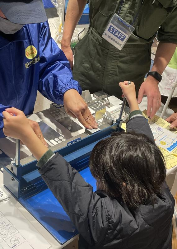 ペンスタンドつくり写真