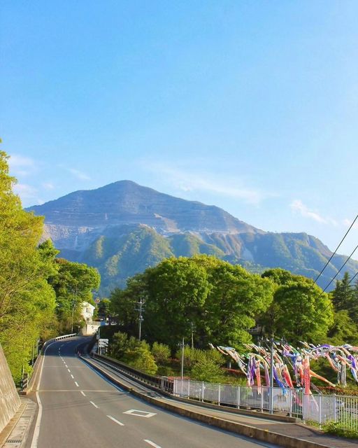 秩父湯元 武甲温泉付近を流れる横瀬川（横瀬町）の写真