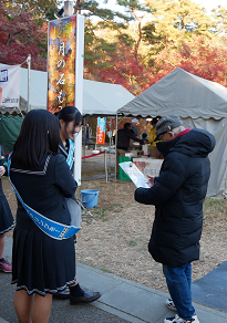 写真：長瀞会場の活動の様子（1）