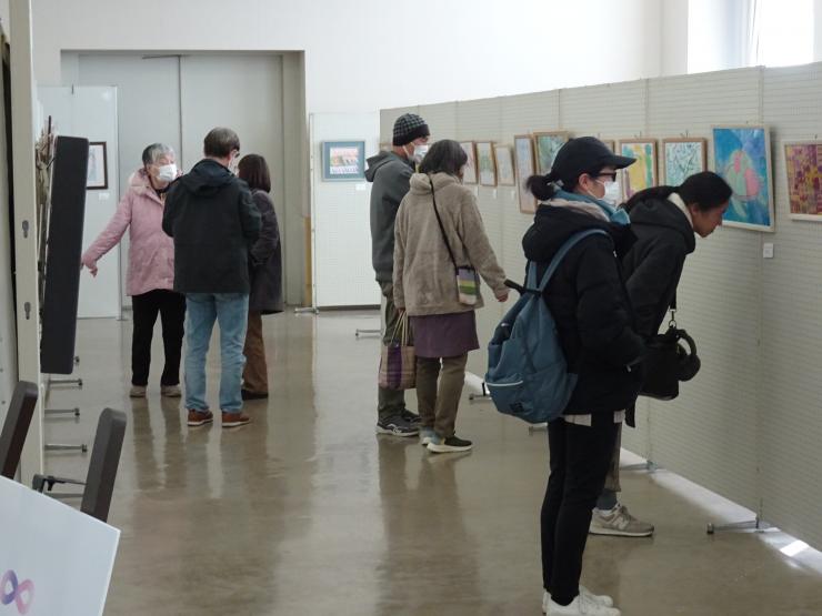 障害者絵画展開催9