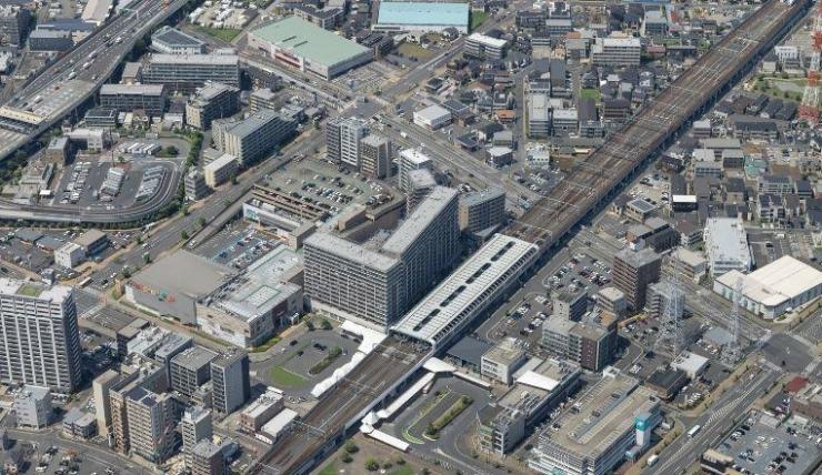 八潮駅航空写真2025