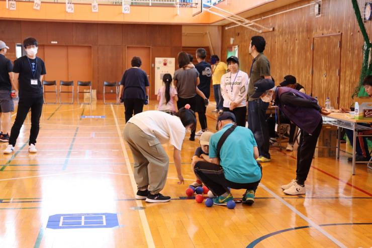 入曽地区自治会連合会 ボッチャ・ソフトボール大会2