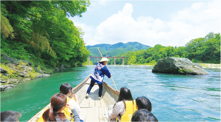 長瀞ライン下りの写真