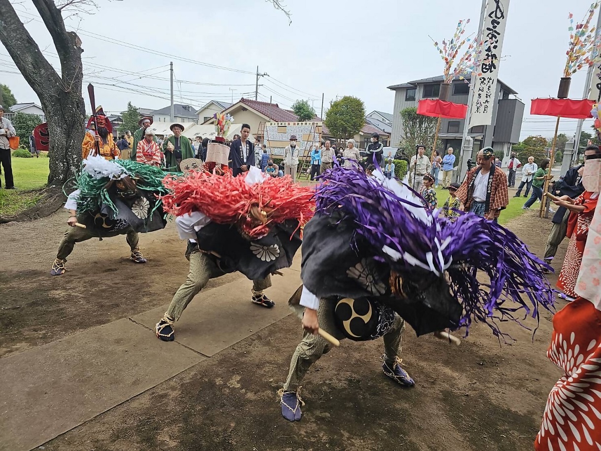 写真：野々宮の獅子舞4