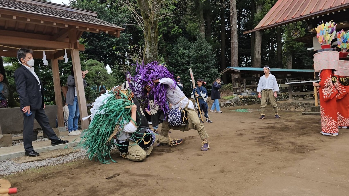 写真：野々宮の獅子舞3