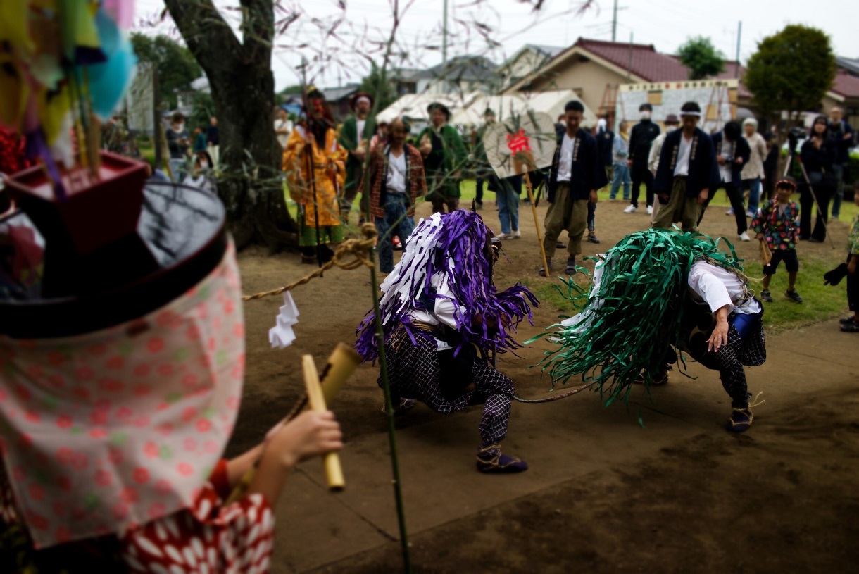 写真：野々宮の獅子舞1