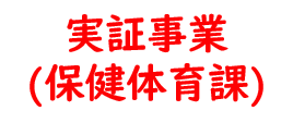 実証事業 保健体育課