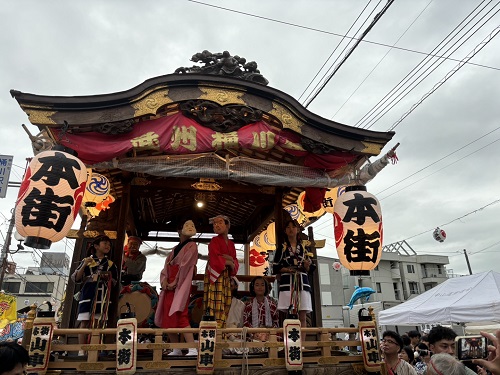 写真：桶川市本街子ども囃子