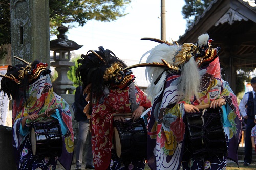 写真：血洗島獅子舞保存会