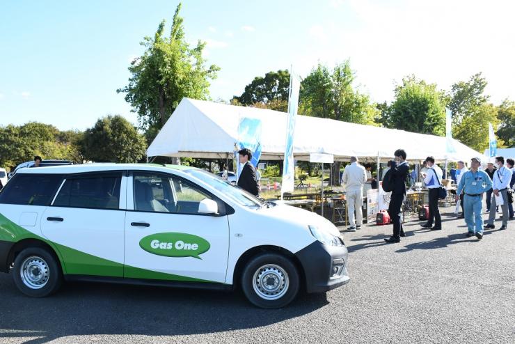 LPガス車の展示