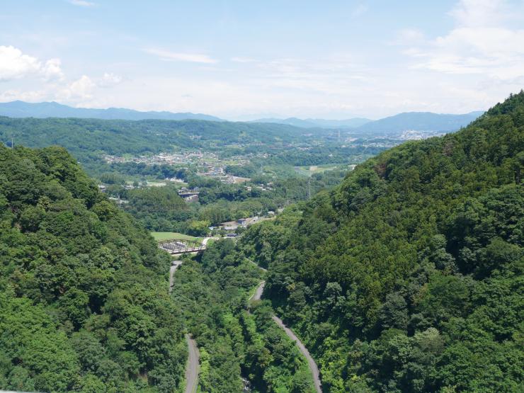 自然豊かな秩父地域の様子