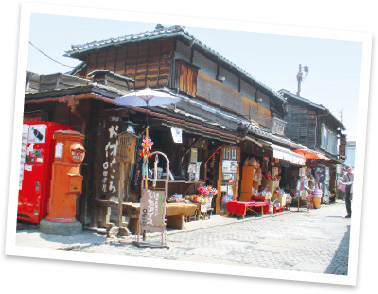 川越菓子屋横丁の写真