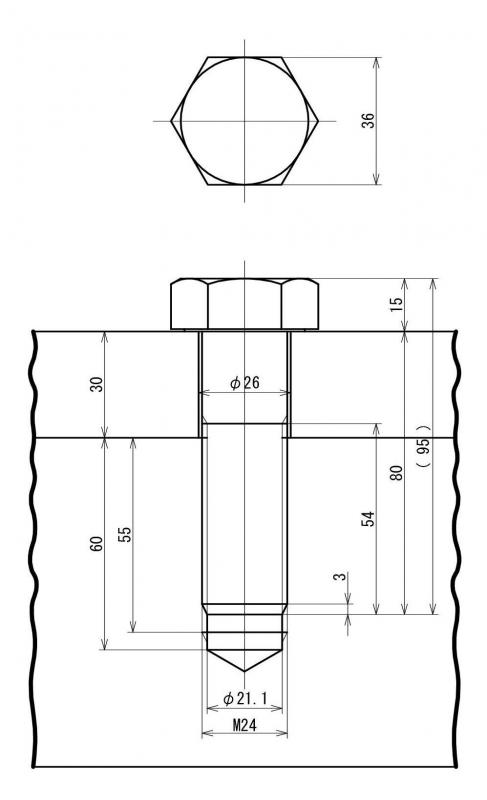 autocad練習図形005