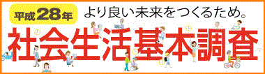 平成28年社会生活基本調査ページへリンク