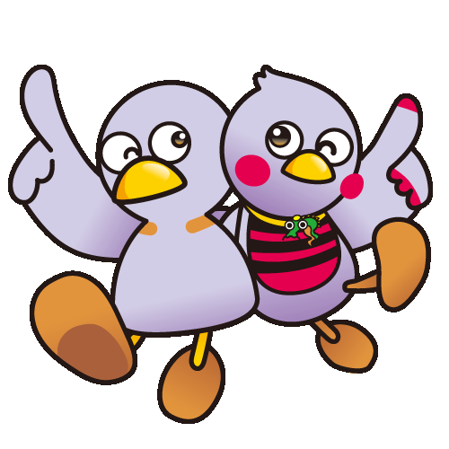 コバトンとさいたまっちの画像