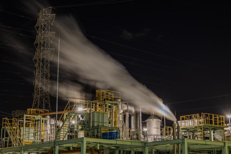 水蒸気が描く幻想