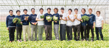 さいたまヨーロッパ野菜研究会(ヨロ研)の若手農家の皆さんの写真