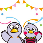 コバトンとさいたまっちのイラスト