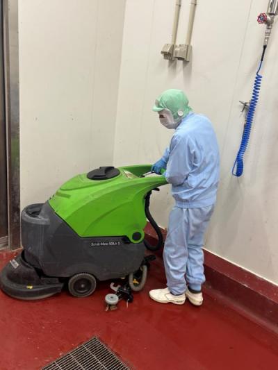 仕事をしている様子