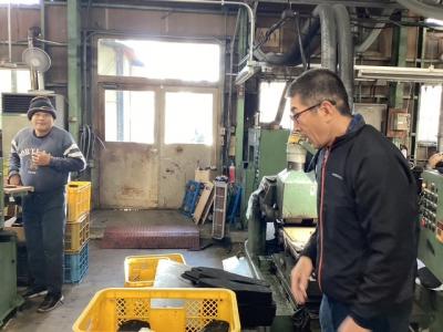 仕事をしている様子