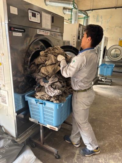 仕事をしている様子