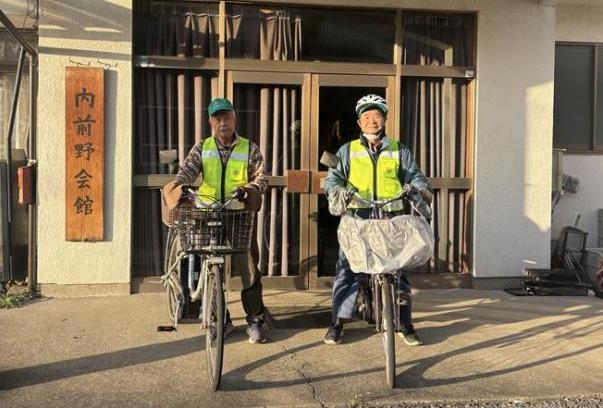 防犯パトロールの様子の写真