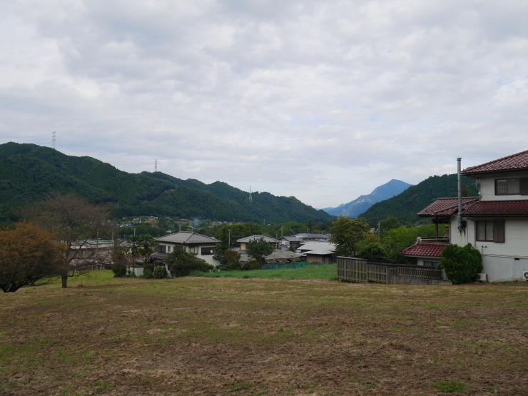 写真：あじさいを植栽する予定の畑