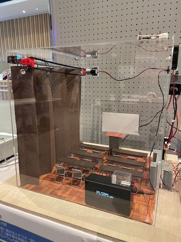 中央高等技術専門校が製作した優良作品賞の「CO2濃度警報器」の写真