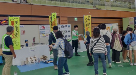 輪投げアトラクションに参加される皆さま