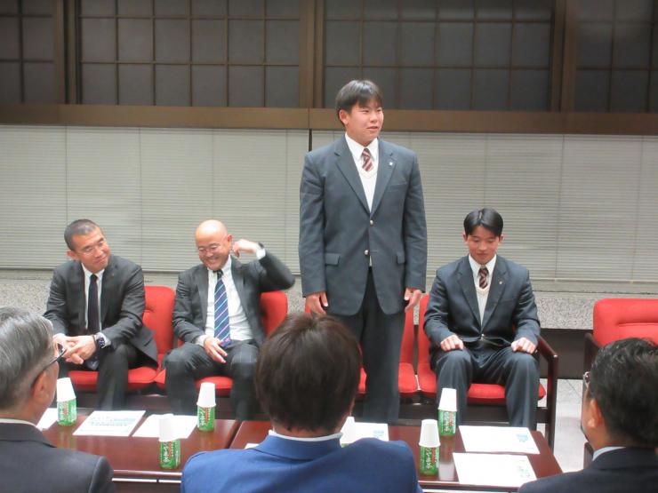 宮元主将の挨拶