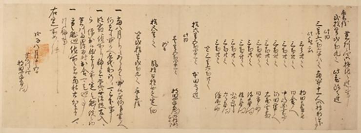 北条氏邦検地書出(持田家文書)