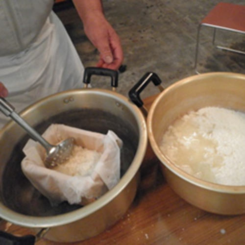 豆腐作り体験の写真