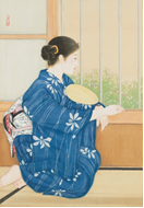 細田竹《窓辺》画像